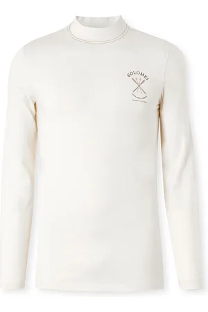 Brunello Cucinelli Logo-Print Stretch-Silk Ski Base Layer