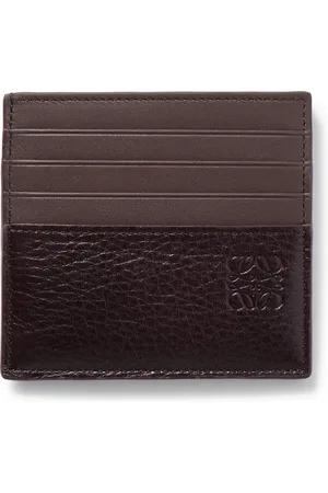 Loewe Logo-Debossed Leather Cardholder