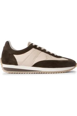 Paul Smith Vignola Shell and Leather-Trimmed Suede Sneakers