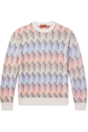 Missoni Striped Cotton-Blend Sweater