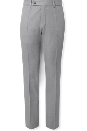 Incotex Venezia 1951 Tapered Cotton and Virgin Wool-Blend Twill Trousers