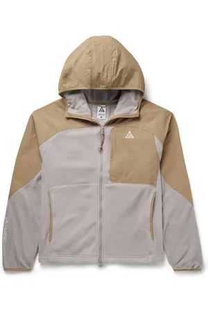 Nike ACG Wolf Tree Panelled Polartec® Fleece and Nylon Hooded Jacket