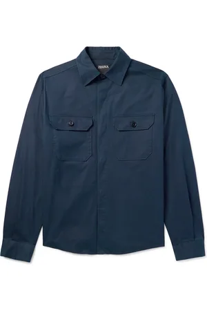 Ermenegildo Zegna Cotton-Blend Twill Overshirt