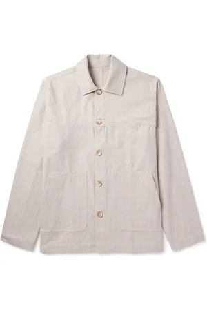 Frescobol Carioca Belford Cotton and Cashmere-Blend Jacket