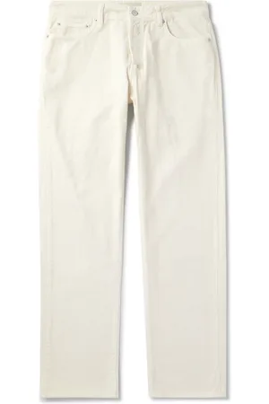 OFFICINE GENERALE James Slim-Fit Straight-Leg Cotton-Corduroy Trousers