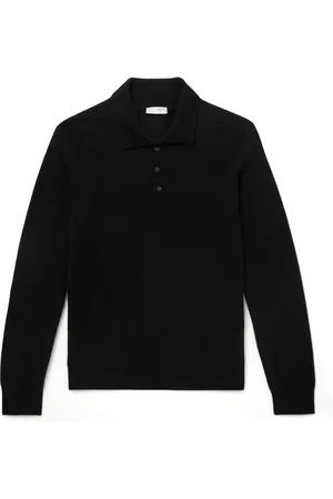 The Row Judi Slim-Fit Cashmere Polo Shirt