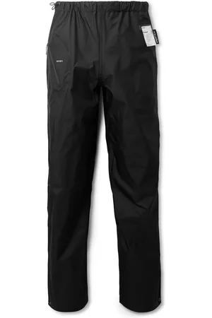 SATISFY Straight-Leg Pertex® 3L Rain Logo-Appliquéd Recycled-Ripstop Trousers
