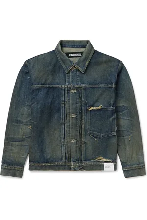 NEIGHBORHOOD Savage Type-1 Distressed Denim Jacket