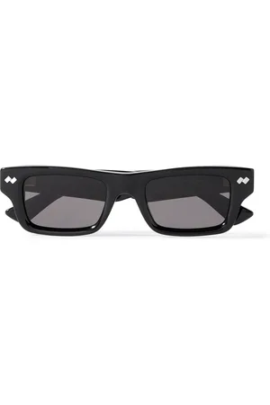 Bottega Veneta Ribbon Stud Square-Frame Recycled-Acetate Sunglasses