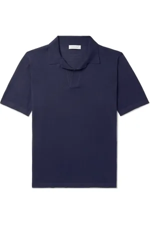 GABRIELA HEARST Stendhal Merino Wool Polo Shirt