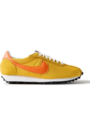 Nike LD-1000 Leather and Suede-Trimmed Mesh Sneakers