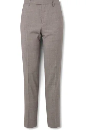 Paul Smith Tapered Houndstooth Wool Suit Trousers