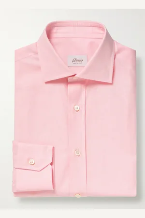 BRIONI Trevi Cutaway-Collar Cotton Oxford Shirt