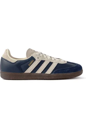 adidas Samba OG Suede-Trimmed Leather Sneakers
