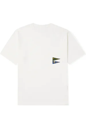 KAPITAL Logo-Appliquéd Cotton-Jersey T-Shirt