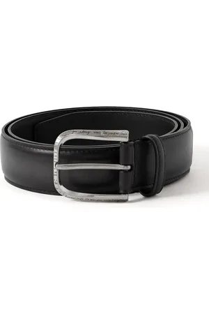 Berluti 3.5cm Scritto Venezia Leather Belt