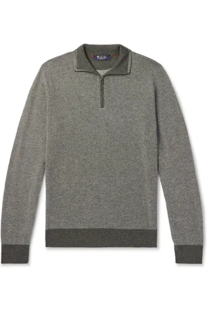 Loro Piana Roadster Cashmere Half-Zip Sweater