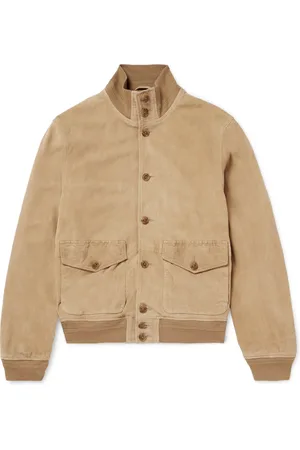 Ralph Lauren Suede Bomber Jacket