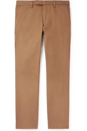 Ralph Lauren Straight-Leg Cotton-Blend Twill Trousers