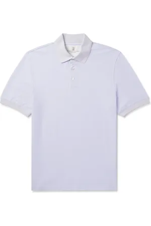 Brunello Cucinelli Slim-Fit Cotton-Piqué Polo Shirt