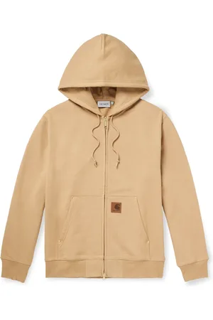 Carhartt Eldon Logo-Appliquéd Cotton-Blend Jersey Zip-Up Hoodie