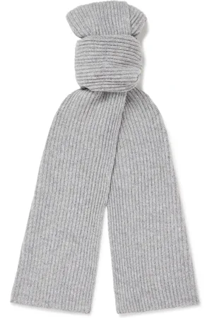Mr P. Ribbed Cashmere Scarf