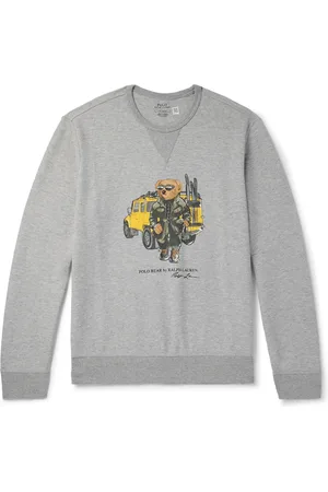 Ralph Lauren Logo-Print Cotton-Blend Jersey Sweatshirt
