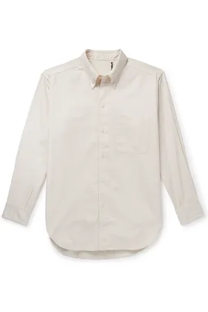 Kaptain Sunshine Finx Button-Down Collar Cotton Oxford Shirt