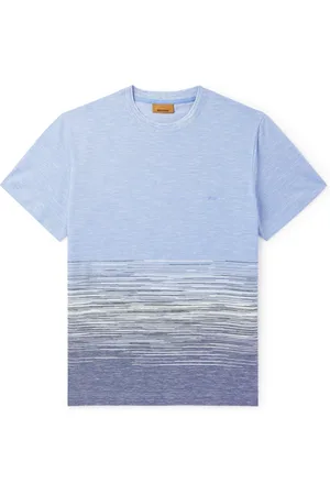 Missoni Space-Dyed Cotton and Linen-Blend Piqué T-Shirt