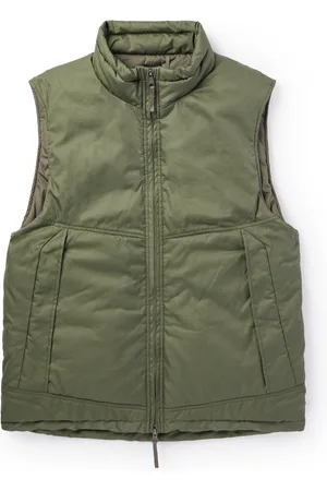 ORSLOW Padded Cotton-Blend Gilet