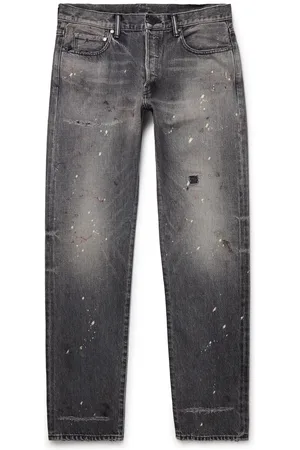 JOHN ELLIOTT The Daze Straight-Leg Distressed Selvedge Jeans