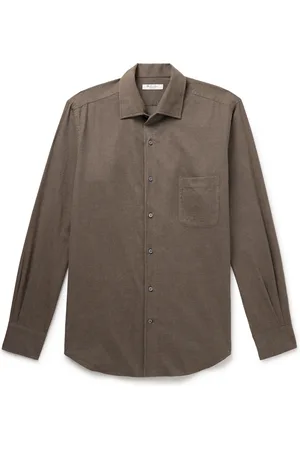 Loro Piana André Cotton-Flannel Shirt