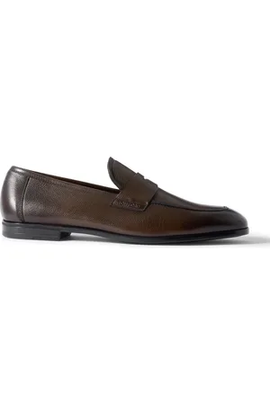 Tom Ford Sean Full-Grain Leather Loafers