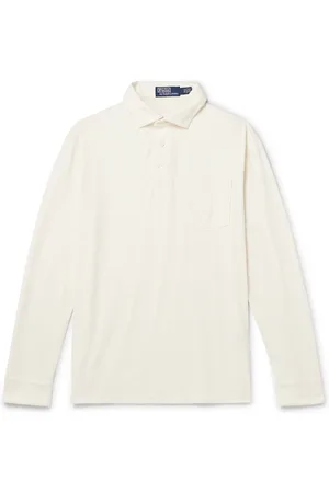 Ralph Lauren Logo-Embroidered Brushed-Jersey Polo Shirt