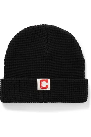 CHERRY LOS ANGELES Logo-Appliquéd Waffle-Knit Cotton Beanie