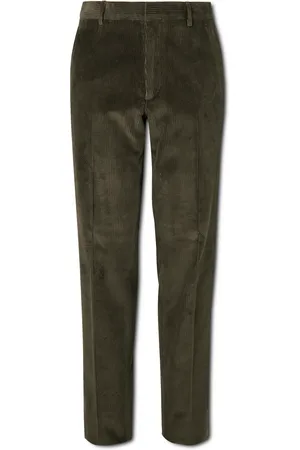 Loro Piana Jarno Straight-Leg Cotton-Corduroy Trousers