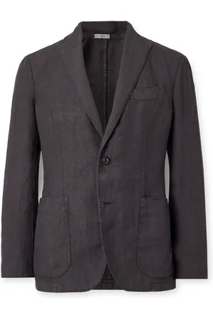 Boglioli Garment-Dyed Linen Suit Jacket