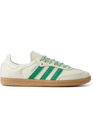 adidas Samba OG Suede-Trimmed Leather Sneakers