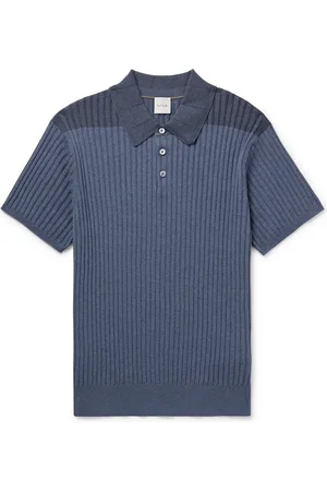 Paul Smith Slim-Fit Ribbed Organic Cotton Polo Shirt