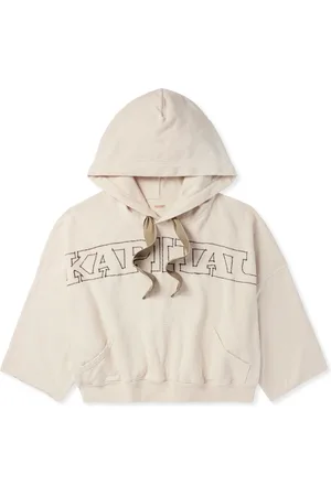 KAPITAL Logo-Embroidered Cotton-Jersey Hoodie