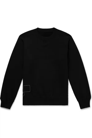 SACAI WTAPS® Embroidered Logo-Print Cotton-Jersey Sweatshirt