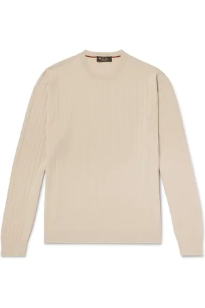 Loro Piana Riva Valdobbia Ribbed Virgin Wool Sweater