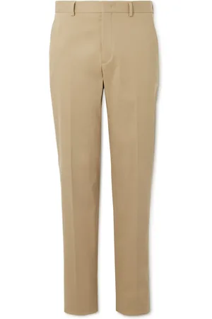 Loro Piana Jarno Austin Straight-Leg Stretch-Cotton Twill Trousers