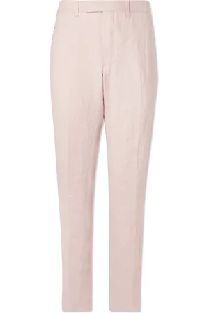 Mr P. Phillip Slim-Fit Straight-Leg Linen Suit Trousers