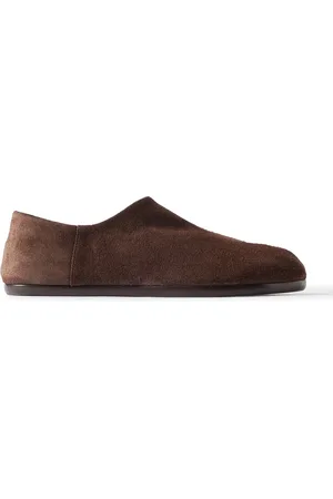 Maison Margiela Tabi Split-Toe Suede Loafers