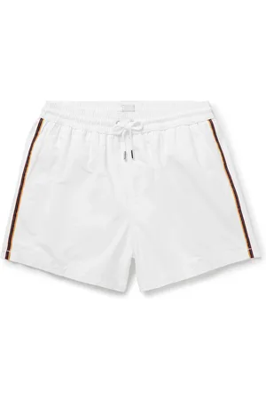 Paul Smith Short-Length Grosgrain-Trimmed Swim Shorts