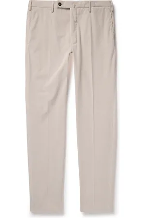 Incotex Venezia 1951 Tapered Cotton and Cashmere-Blend Corduroy Trousers