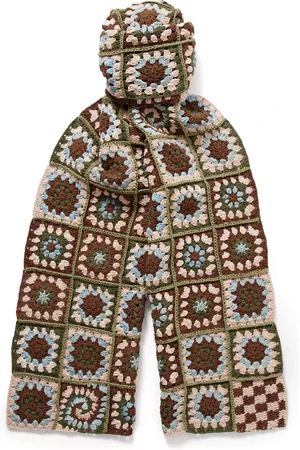 Story Piece Crocheted Organic Cotton Scarf