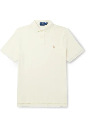Ralph Lauren Logo-Embroidered Cotton-Jersey Polo Shirt