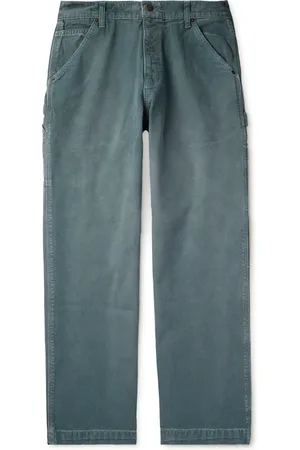 CHERRY LOS ANGELES Carpenter Straight-Leg Cotton-Canvas Trousers
